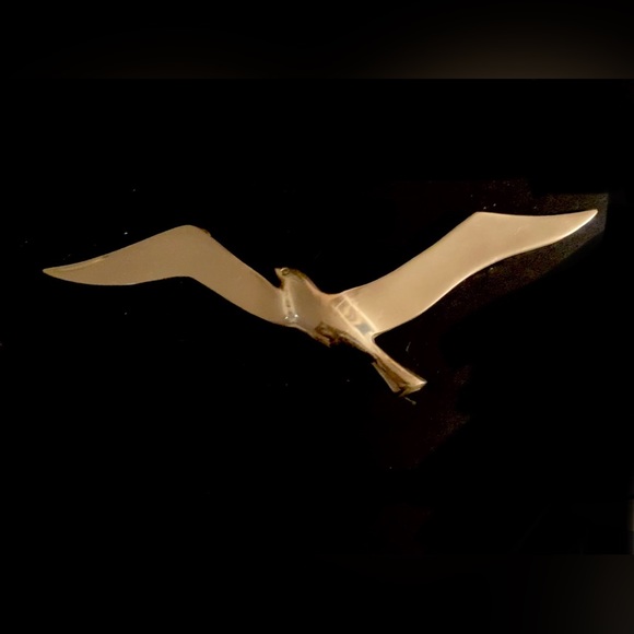 Vintage Mid Century Brass Birds Trio Wall Mount Sculpture - 1970’s Vibes - Picture 5 of 9